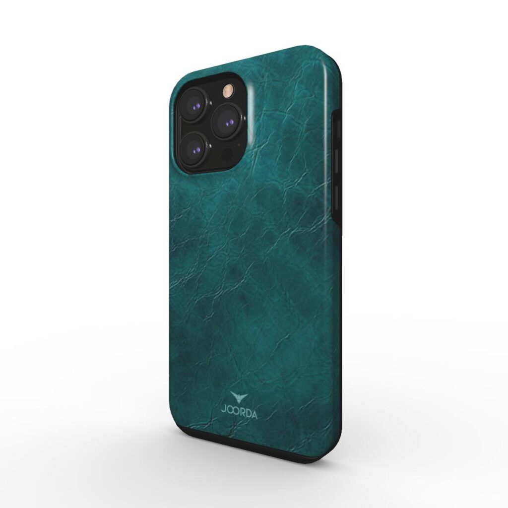 Cyan Leather Chic  (MagSafe)